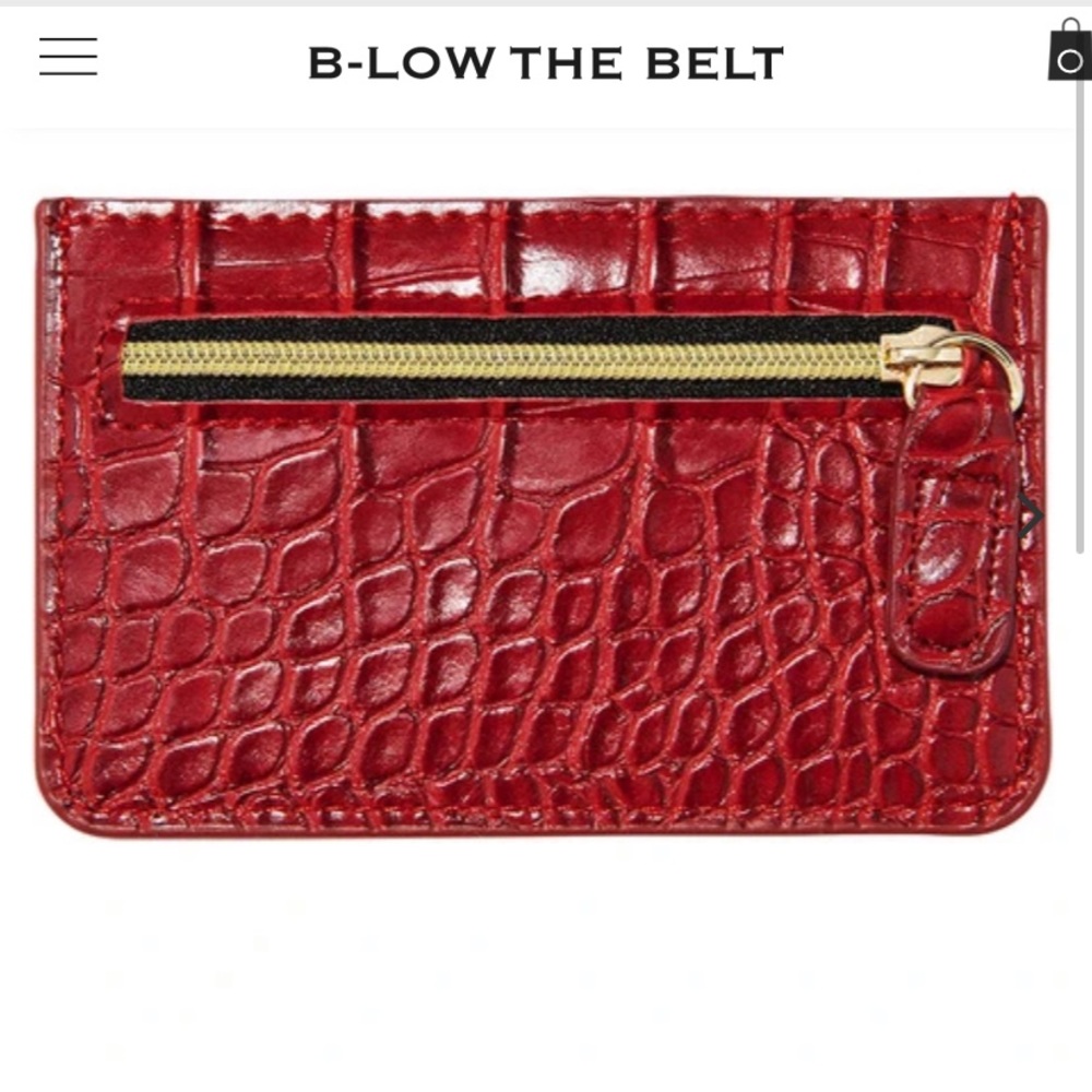 B-LOW THE BELT CROC CARD CASE